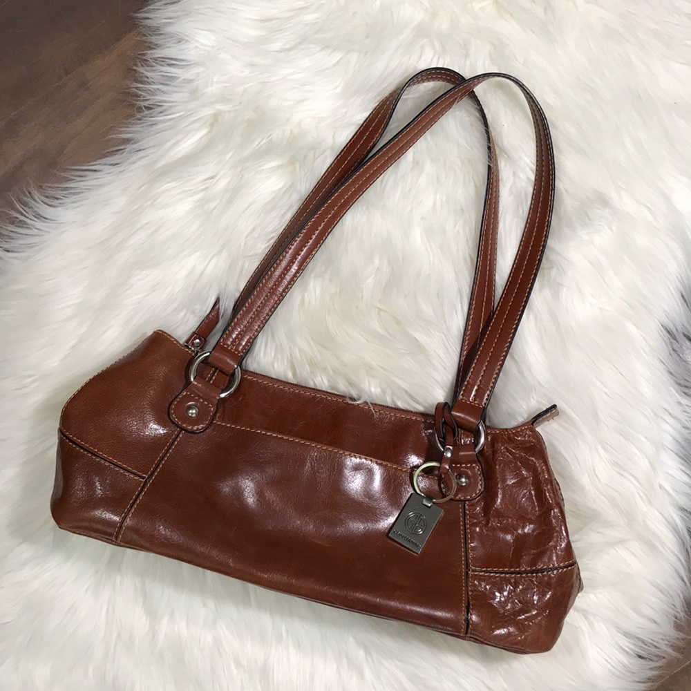 EUC Giani Bernini leather shoulder bag